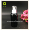 Cosmetic spray 100ml frosted glass bottle white pump
